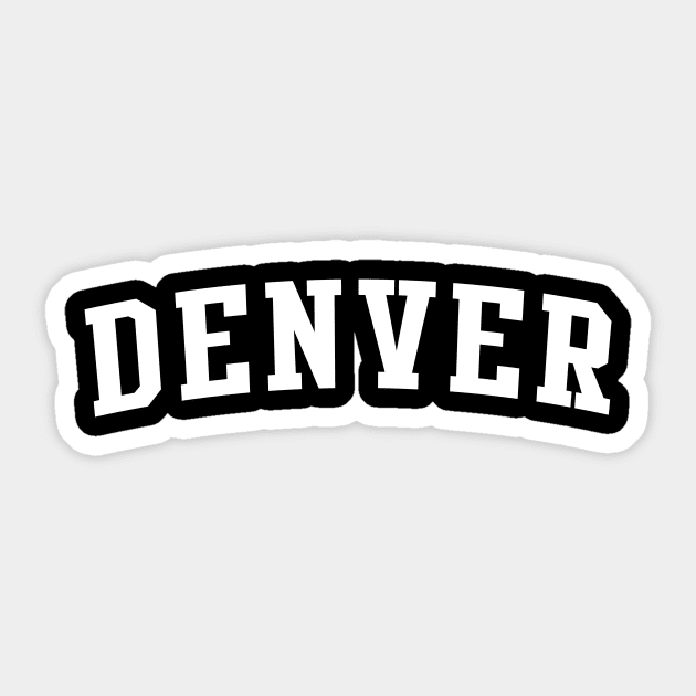 Denver Sticker by Novel_Designs